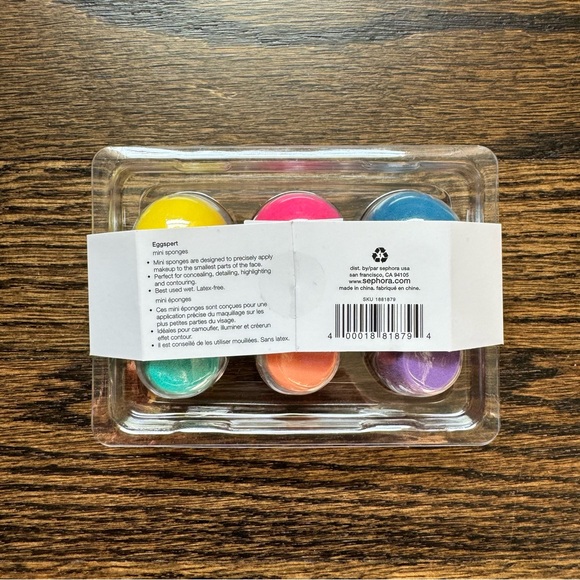 Sephora Eggspert Mini Makeup Sponges - Set of 6 | NIB - Picture 2 of 4